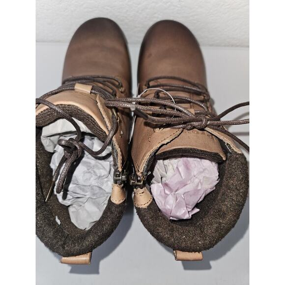 New! Propet Women's Delaney Leather Ankle Boots Brown Casual Boots Sz 7 $115 - Picture 8 of 11